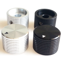 21X15.5mm Aluminum Speaker Potentiometer Knob For Hifi Audio DIY AMP Radio DAC Turntable Record 6.0mm Hole