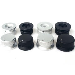 38x20x34.5mm Aluminum Speaker Potentiometer Knob For Hifi Audio DIY AMP Radio DAC Turntable Record 6.0mm Hole