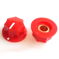 20X11.5mm HIFI Audio DIY Plastic potentiometer Knob for Guitar AMP Effect Pedal 6.4mm Hole
