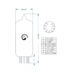 Vacuum Tube Audio Amplifier HiFi Electronic Tube PSVANE EL84
