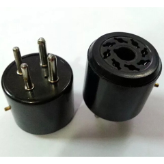 1PC Silver plated 8pin to 4pin Vacuum Tube Socket Adapter for HIFI tube amplifier DIY