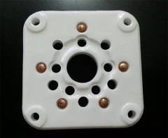 1PC Silver plated GZC5-A 5pin HIFI Diy Audio Vacuum Valve Tube socket for 4-125 4-400A 803