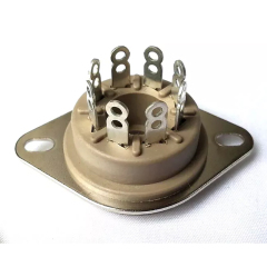 1PC BELTON 8pin bakelite PCB Mounting Vacuum tube socket for KT88 EL34 6550 6SN7
