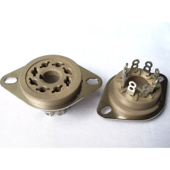 1PC BELTON 8pin bakelite PCB Mounting Vacuum tube socket for KT88 EL34 6550 6SN7