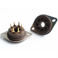 1PC 8pin bakelite PCB Mounting Vacuum tube socket for 5U4G 6AS7G 6B4G 6BL7GT 6F6 6J5 6J7 6L6 6SJ7 274B