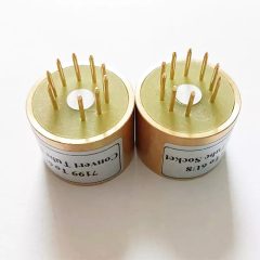 1PC White Ceramic gold plated socket 7199 to 6U8 Vacuum TUBE SOCKET ADAPTER