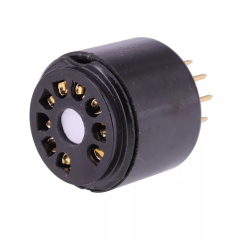 1PC Black bakelite gold-plated socket 7199 to 6U8 Vacuum TUBE SOCKET ADAPTER