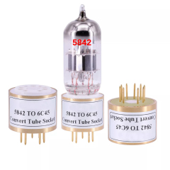 1PC handmade 5842 TO 6C45 Vacuum Tube socket Adapter