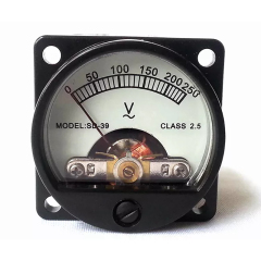 1PC SO-39 AC250V power supply voltage current panel meter for Speakers Tube amplifiers CD Players