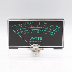 1PC H-10050 DC 500uA dB Power panel meter for tube amplifier DIY Speaker CD DVD player