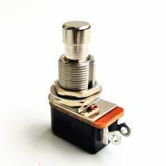 3A-250V 6A-125V no lock Push Button Footswitch For Tube Guitar Effect Carling