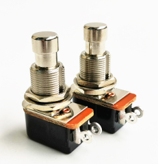 3A-250V 6A-125V no lock Push Button Footswitch For Tube Guitar Effect Carling