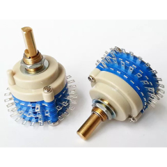 1PC 2 Pole 24 Step ROTARY SWITCH Attenuator Pot Potentiometer Volume Control DIY