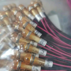 100 pcs 12V 24V tube radio dial indication Lamp Light Bulb LED power light