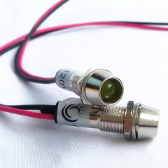 10 pcs 120V tube radio dial indication Lamp Light Bulb LED Green light power light