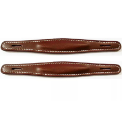 1PC Coffee color Raised Leather handle for Fend Guitar amplifier