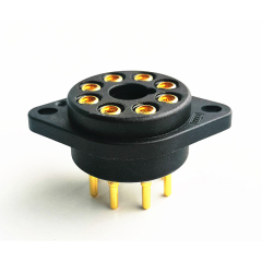 1PC EIZZ 4pin 8pin 9pin Tube Socket Vacuum Tube Amplifier for KT88 300B EL34 12AX7 101D