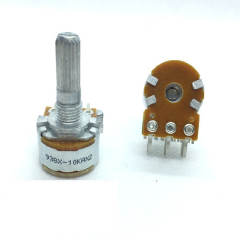 6pin ALPS RK163 Volume potentiometer STEREO 10K 50K 100K RK16312A0BKR RK16312A0B85