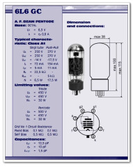 NEW Audio Valve Vacuum Slovakia JJ 6L6GC Replace 6P3P 5881 tube amplifier