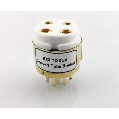 1PC 5Z3 (Top) TO 5U4 5U4G 5Z4 (Bottom) Tube DIY Adapter Socket Converter 5Z3 to 5U4G