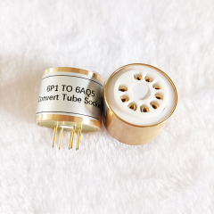 1PC 6P1 TO 6AQ5 DIY HIFI Audio Vacuum Tube Amplifier Convert Socket Adapter
