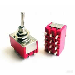 1PC Toggle Switch 12pin 3positions ON-OFF- ON 2A 250V 6A 120VAC