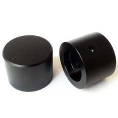 30x22mm Sand Blasting Machined Solid Aluminum Potentiometer Knob For Hifi Audio DIY AMP Radio Speaker DAC Turntable Record CD 6mm Hole
