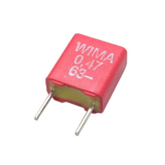 10pcs/lot WIMA MKS2 0.47μF 63V Film Capacitor (German Hi-End Audiophile Grade)