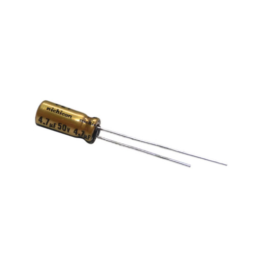 10pcs/lot Nichicon FW 4.7μF 50V Audio Grade Electrolytic Capacitor 5x11mm