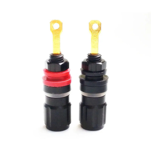 1PC EIZZ High-Quality RCA Connector Teflon EZ-107 Gold-Plated Phono Socket Audio Signal Connector