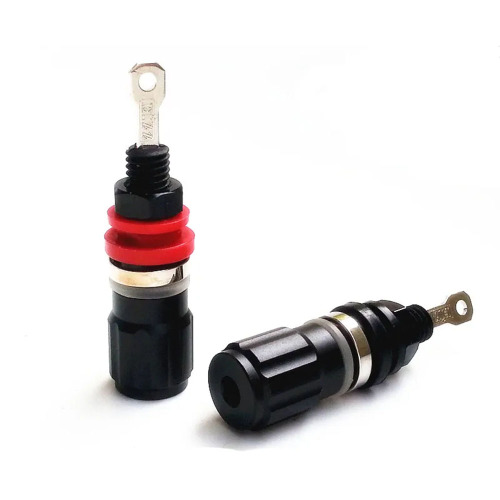 1PC EIZZ EZ-301A Rhodium-Plated Amplifier Binding Post with Pure Copper Conductor, Single-Point Transmission Speaker Terminal