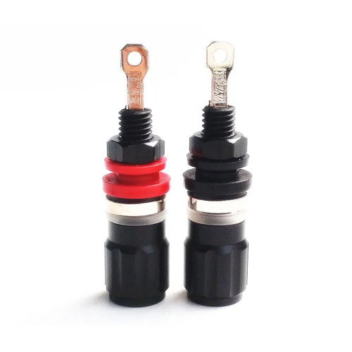 1PC EIZZ EZ-301A Rhodium-Plated Amplifier Binding Post with Pure Copper Conductor, Single-Point Transmission Speaker Terminal