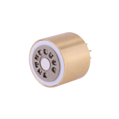 1pc handmade bakelite 6N6 to 5687 DIY Audio parts Vacuum Tube socket Adapter converter