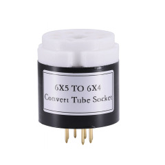 1pc handmade 6X5 TO 6X4 Vacuum Tube Socket Adapter for tube amplifier
