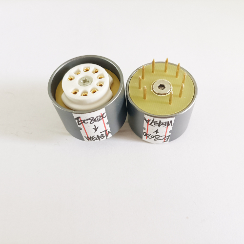 1PC EC8020 (Top) to Western Electric 437A (Bottom) Vacuum Tube Adapter for Hi-Fi Amplifiers EC8020 to 437A