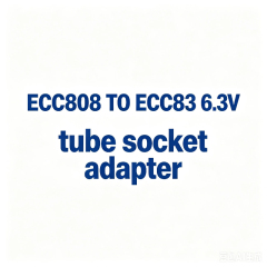 1PC ECC808 TO ECC83 6.3V Vacuum Tube Adapter for Hi-Fi Amplifiers ECC808 (top) TO ECC83 6.3v for Hi-Fi Amplifiers