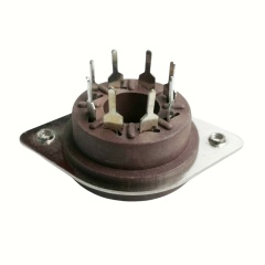 1PC 8pin bakelite PCB Mounting Vacuum tube socket for KT66 KT88 6SL7 6SN7 6CA7 6V6 6550 7199 EL34 EL37 GZ32 GZ34 GZS8-F