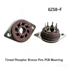 1PC 8pin bakelite PCB Mounting Vacuum tube socket for KT66 KT88 6SL7 6SN7 6CA7 6V6 6550 7199 EL34 EL37 GZ32 GZ34 GZS8-F