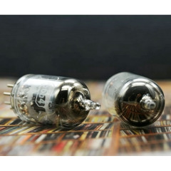 New old stock RCA 5654 Vacuum Tube Black‑Plate Square‑Ring Upgrade Replacement for 6AK5 / 6J1 / 6M1 / EF95 / 403A Audio Tube