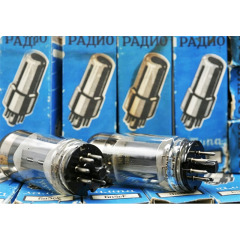 New old stock Soviet 6N3C Vacuum Tube, Direct‑Replacement for 6P3P / EL34 / 6550 / KT88 / KT66, Matched‑Pair Audiophile Tube