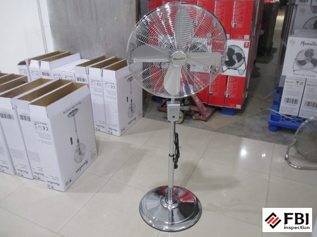 Floor fan inspection