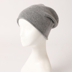 Slouchy Knit Cashmere Beanie