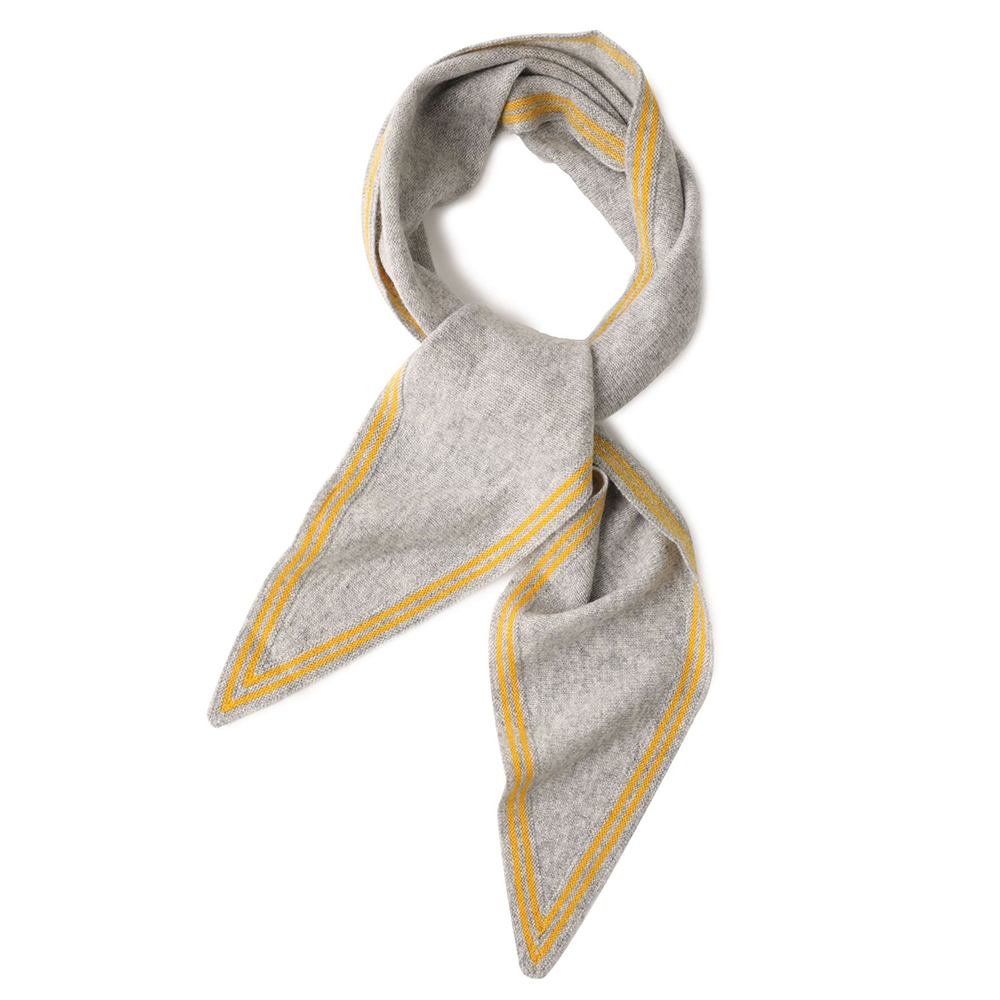 Elegant Rhombus Cashmere Scarf