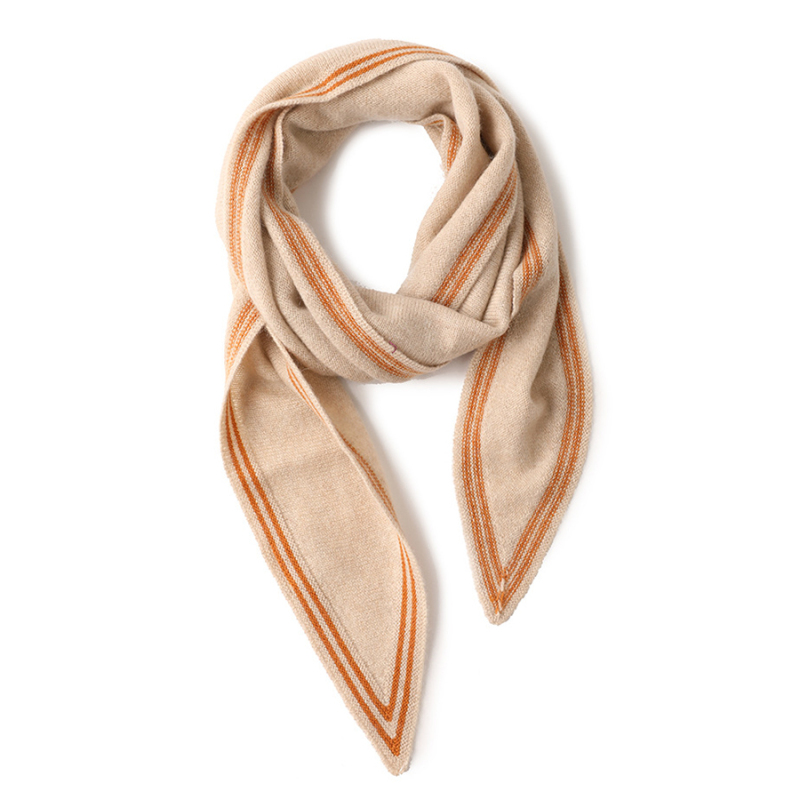 Elegant Rhombus Cashmere Scarf