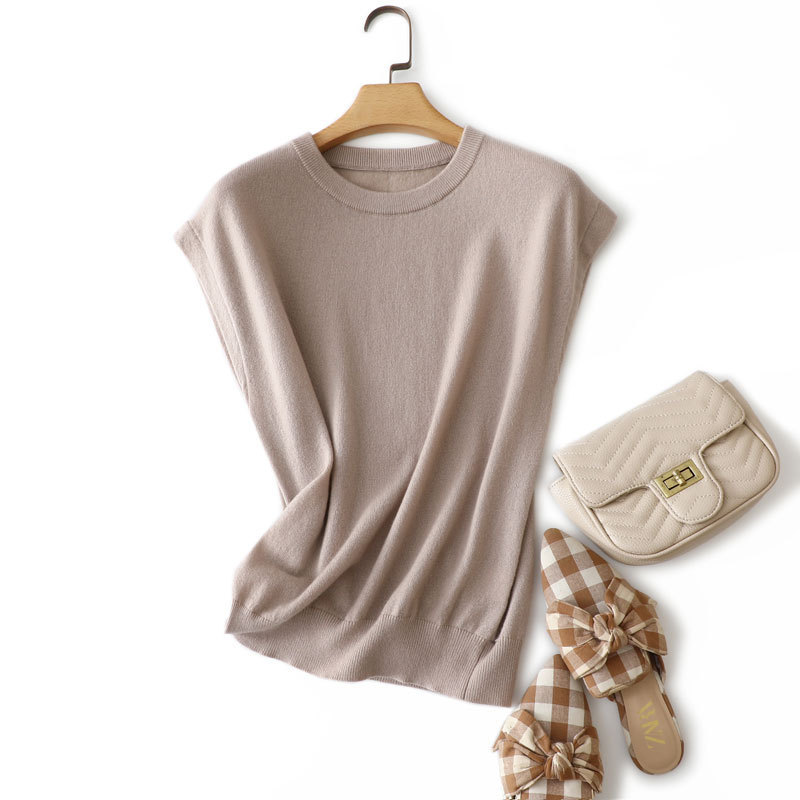 Sleeveless Cashmere Sweater