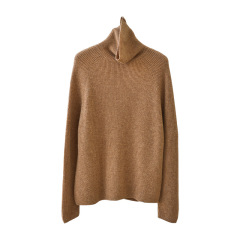 Turtleneck Brioche Stitch Cashmere Sweater