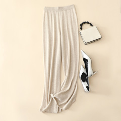 Cashmere Wide Leg Pants