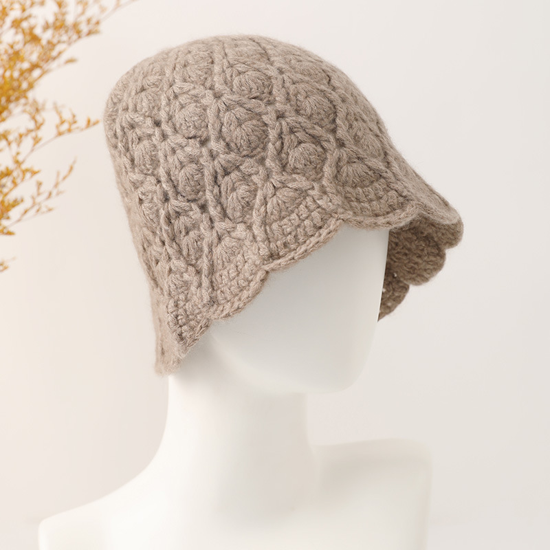 Elegant Hand Crocheted Cashmere Hat