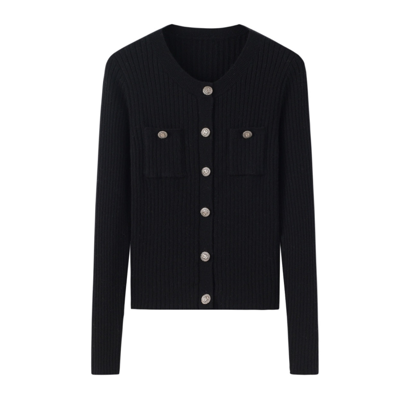 Women's Autumn Winter Cashmere Knitted Cardigan