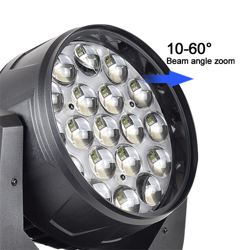 Lira Zoom Wash 19X15W Moving Head Blacklight